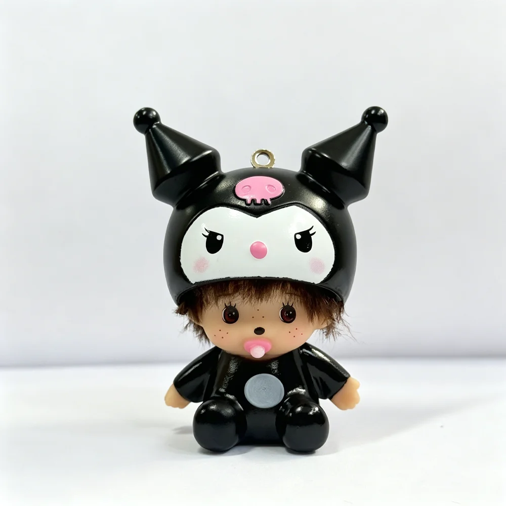Sanrio Monchhichi Keychain 6pc - Kawaii Tech Accessories ulasan dan harga