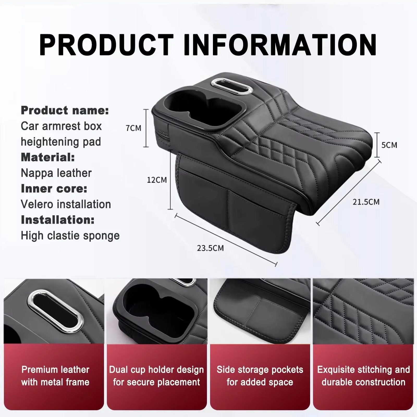 Car Armrest Box Heightening Pa - Tech Car Accessories ulasan dan harga