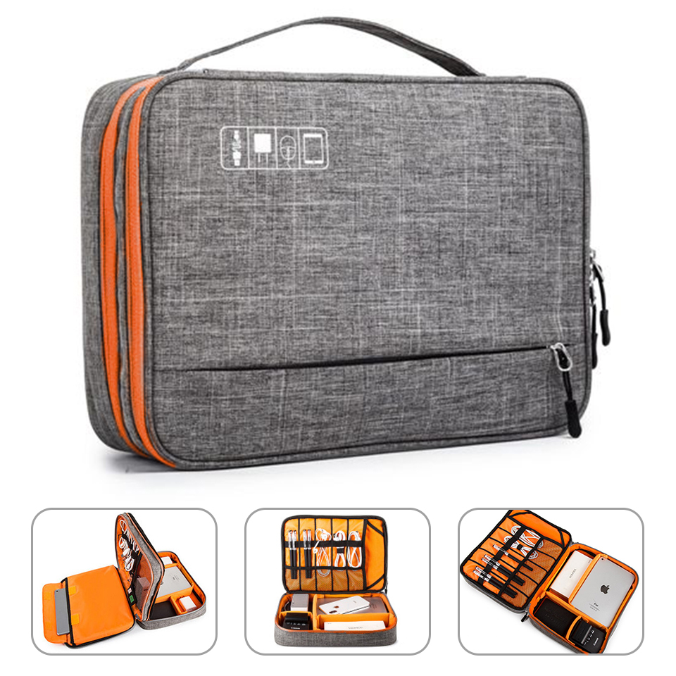 Double Layer Electronic Access - Tech Accessories Case ulasan dan harga
