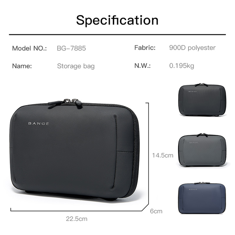 BANGE Large Capacity Travel El - Tech Accessories Case ulasan dan harga